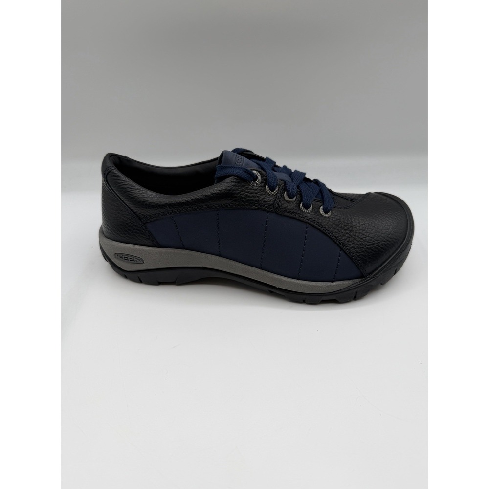 KEEN Presidio Leather Walking Shoes,Women's 8.5, EU 39,Naval Acad./Dark Navy,NIB